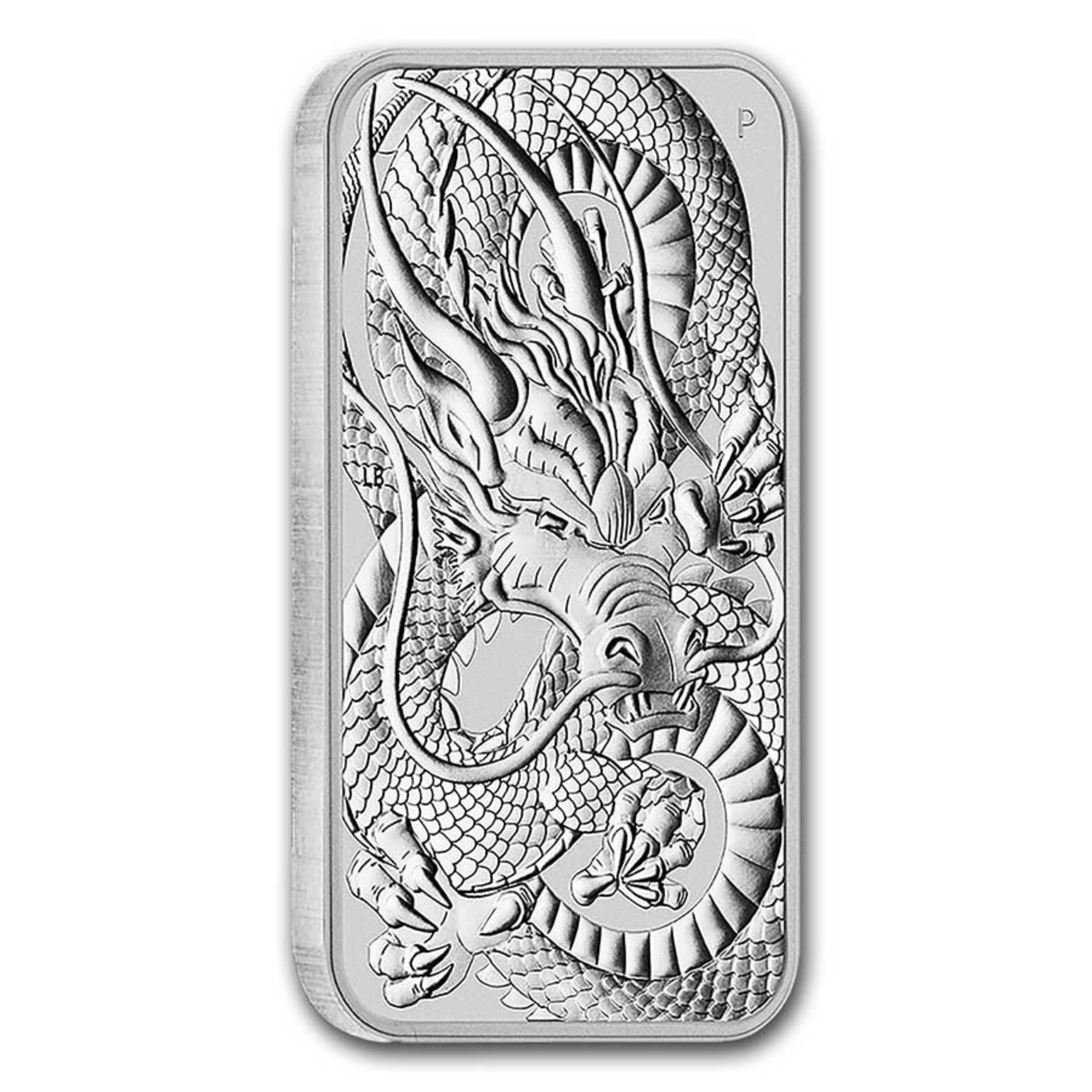 Picture of 2021 Perth Mint Australian Lunar Dragon 1 oz Silver Bar
