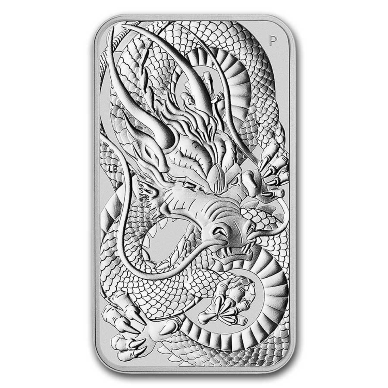 Picture of 2021 Perth Mint Australian Lunar Dragon 1 oz Silver Bar