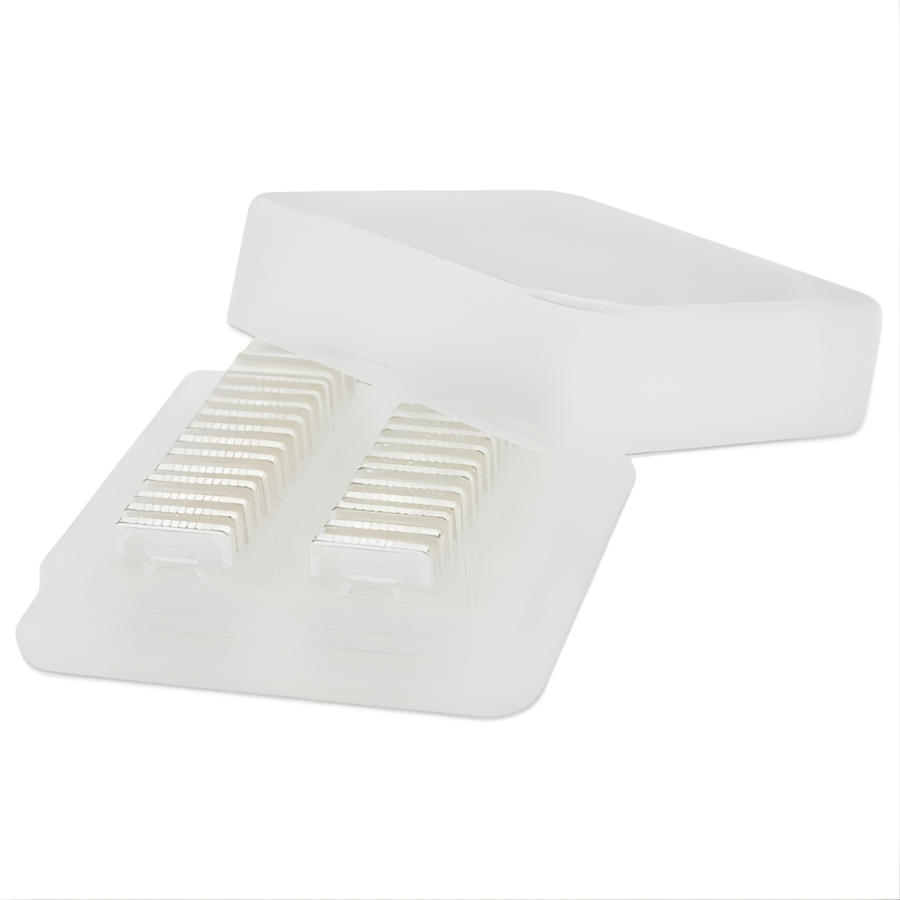 Picture of (Tube of 30) 5 Gram Geiger Edelmetalle Original Silver Square - Sealed