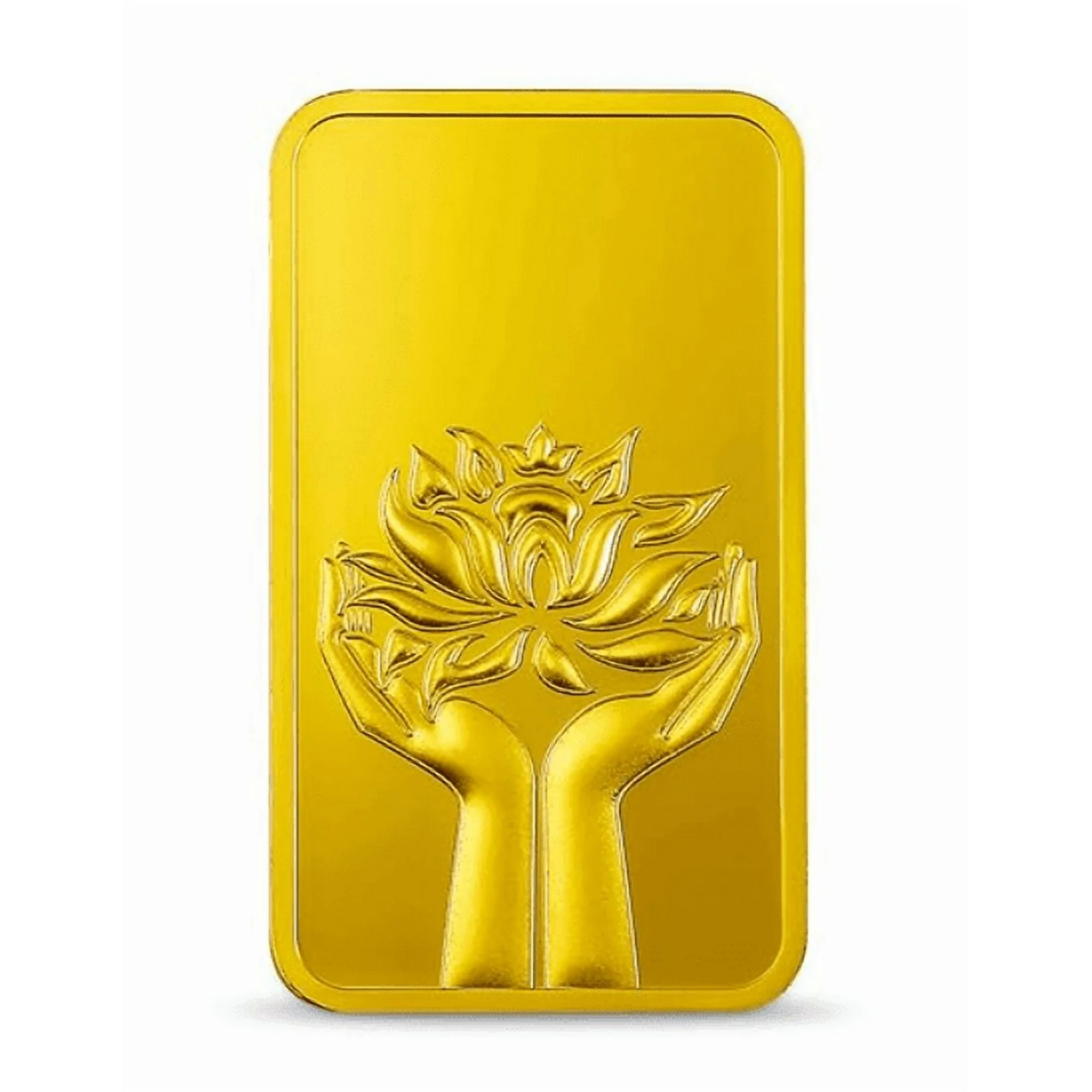 Picture of Pamp MMTC Lotus 10 Gram Gold Bar - Large Card Assay