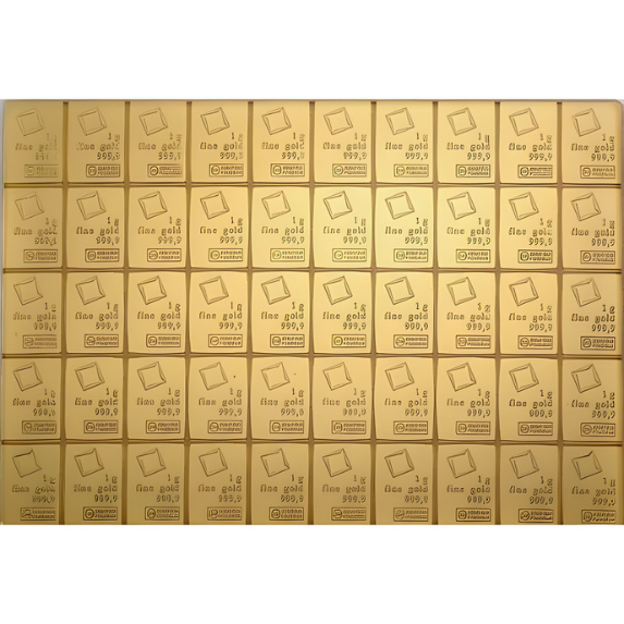 Picture of Valcambi 1 Gram Gold Bar Breakable