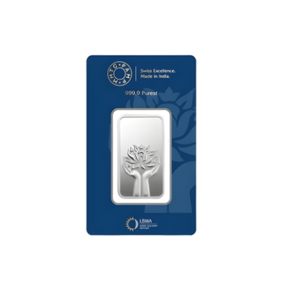 Picture of Pamp MMTC Lotus 50 Gram Silver Bar - In Assay