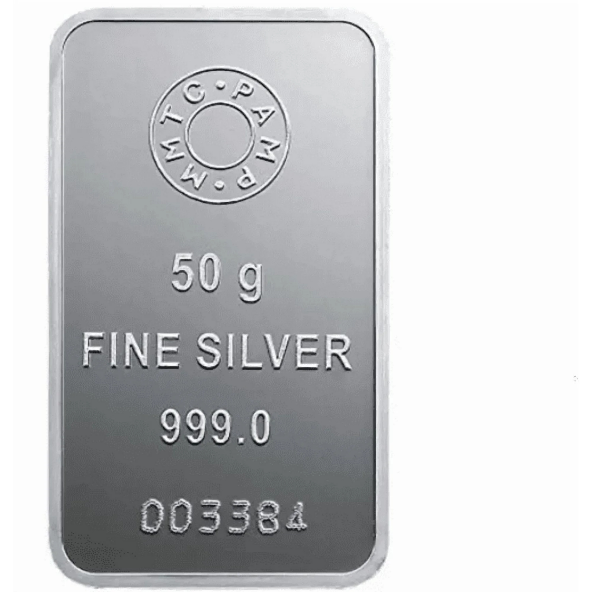 Picture of Pamp MMTC Lotus 50 Gram Silver Bar - In Assay