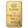Picture of Pamp Suisse Rosa 1 Gram Gold Bar - In Hard Plastic Case